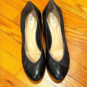 Geox Women's Black Leather Shoes